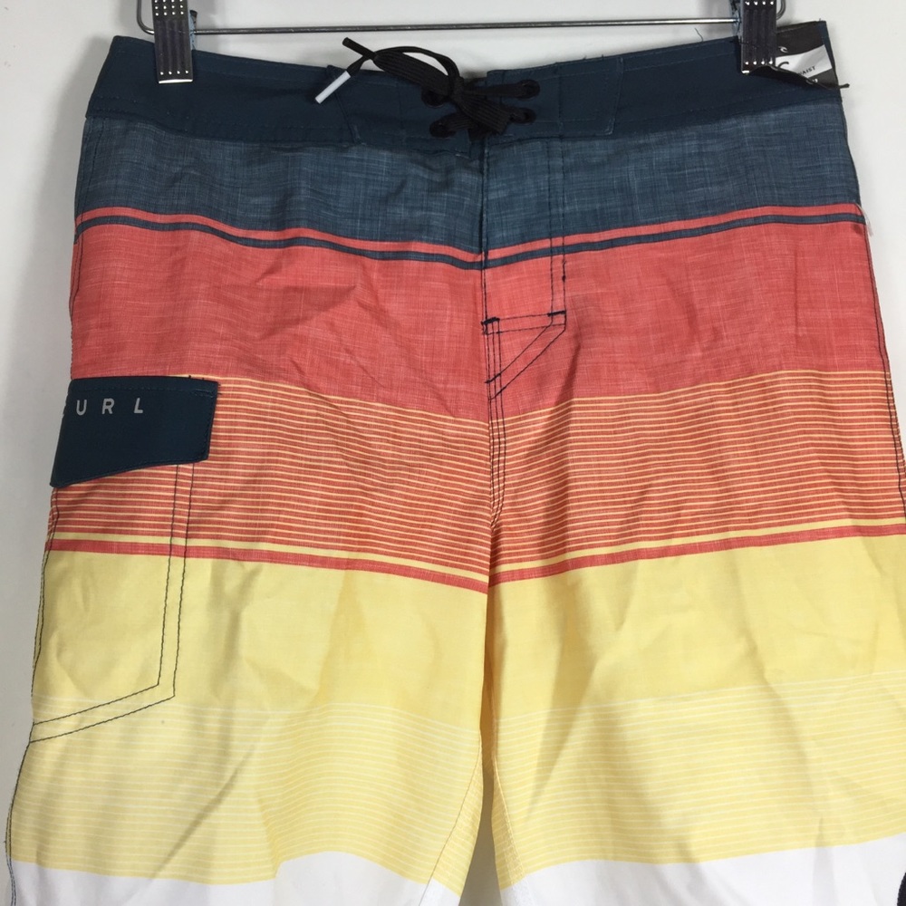New Rip Curl Swim Trunks Color Block Colorful - Picture 7 of 11
